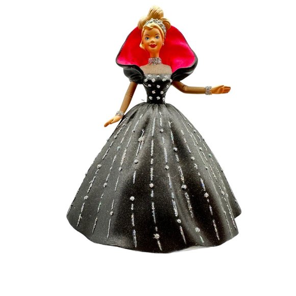 Hallmark Keepsake Ornament Holiday Barbie1998 Collector's Series Vintage Christm - Picture 5 of 11